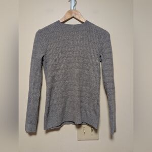Club Monaco Cashmere Gray Ribbed Sweater Women’s Small